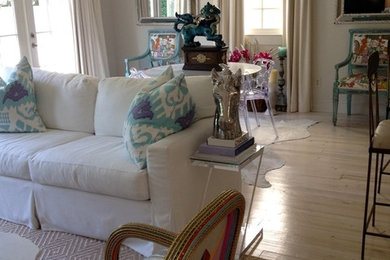 Eclectic family room photo in New Orleans