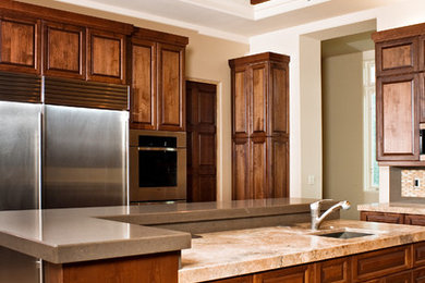 Example of a transitional kitchen design in San Luis Obispo