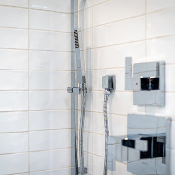 Minimalistic White Bathrooms