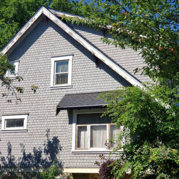 Siding Installation - Cedar Shakes and Shingles in Custom Paint