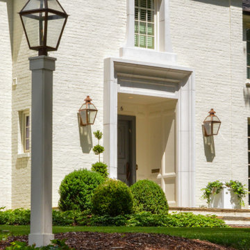 Post Mount Lighting, Lantern & Scroll