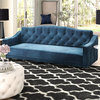 Sleeper Sofa BED, Everr Velvet, Blue