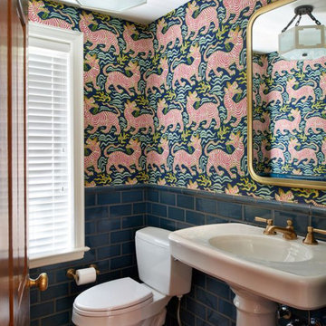 Bathroom wallpaper installation Denver, CO