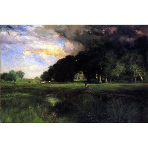 Sundown Brillance Canvas Art By George Inness Traditional Prints And Posters By Trademark Global