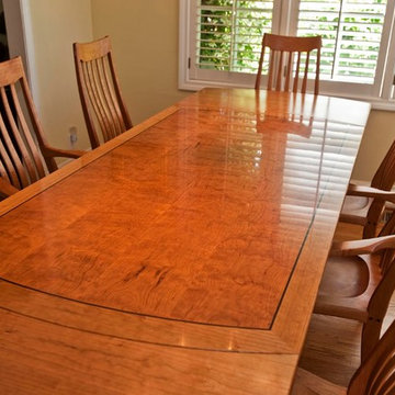 Cherry "Acadia" Dining Set with "Lena" Chairs