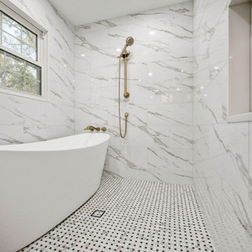 Bathroom Remodel | Contemporary Modern Bathroom - Deer Lake