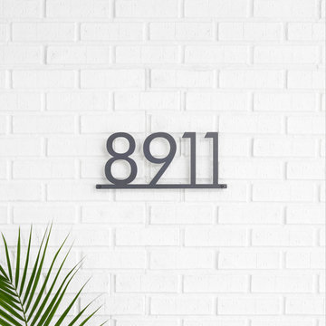 Mod Mettle Address Sign