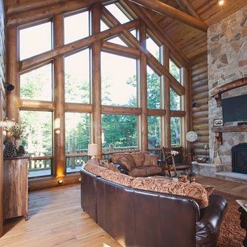 Adams, WI Wisconsin Log Home