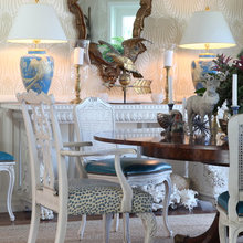 PAINTED CHIPPENDALE CHAIRS