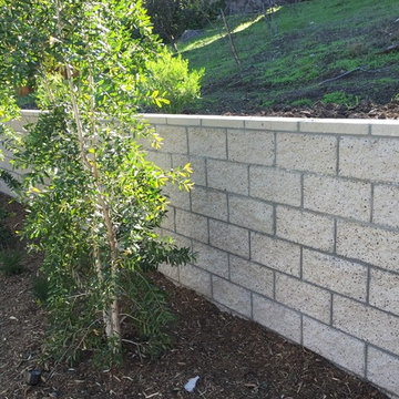 Angelus Split Face Retaining Wall