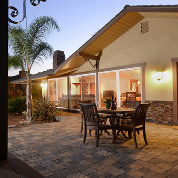 Bay Area full house renovation craftsman / Mediterranean Los Gatos project
