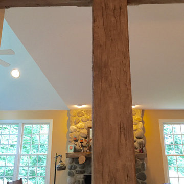 Faux Barn Wood Post and Beams