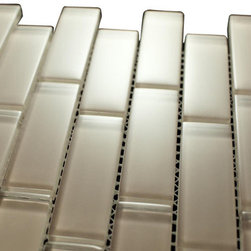 1x3 Latte Glossy Subway Glass Mosaic Tiles - Home Accessories & Decor