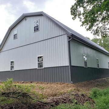 6" Charcoal Grey Seamless Gutters