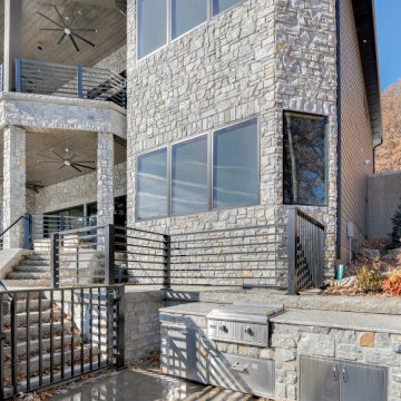 Chamberlain Real Stone Veneer Outdoor Living Grill