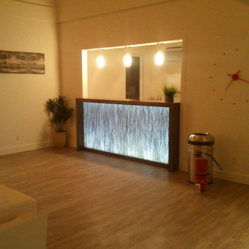 Custom reception desk