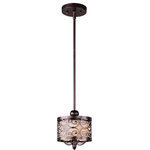 Maxim Lighting International - Mondrian 1-Light Mini Pendant - Brighten your home with the Mondrian Mini Pendant light. This 1-light pendant can be hung alone or with another over the kitchen island or dining table. Finished in a unique color with glass, the Mondrian Mini Pendant complements nearly any existing color scheme.