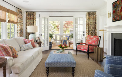 Houzz Tour: Pattern and Color for a Refined Second Home