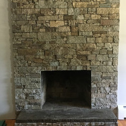Stone Fireplace - Bricks And Masonry