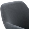 CorLiving Ayla Upholstered Side Chair, Dark Gray, Set of 2