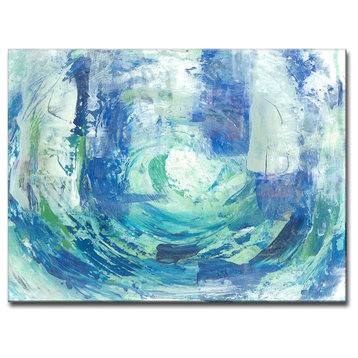 Max+E 'Calming Blue Spa' Canvas Art Print , 20"x30"