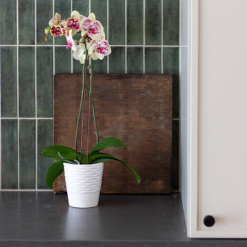 Mixed Materials and Added Functionality for a Mid-Century Modern Remodel