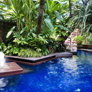 Tropical pool design and installation