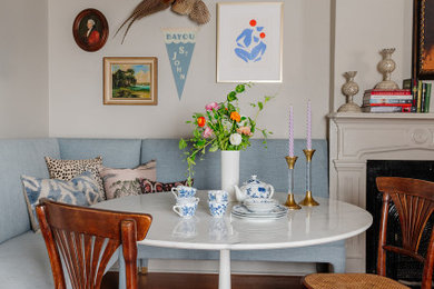 Dining room - transitional dining room idea in New Orleans