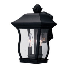Chelsea 2 Light Outdoor Wall Light, Black