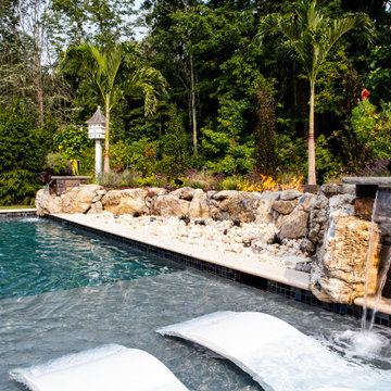 An Outdoor Oasis with Rustic Charm