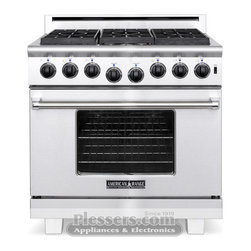 American Range ARR366 Heritage Classic Series 36" Pro-Style Gas Range - Gas Ranges And Electric Ranges
