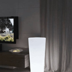 Macetero redondo 37 cm ILIE con luz (para exterior) - Outdoor Pots And Planters