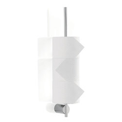 Blomus 68523 Duo Wall-Mounted Spare Toilet Paper Holder - Toilet Paper Holders