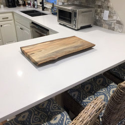 Spalted Pecan Live Edge Serving Boards - Serving Trays