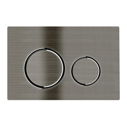 MEIR SHADOW SIGMA 21 DUAL FLUSH PLATE BY GEBERIT SKU: 115.884.00.1-PVDGM - Toilet Accessories
