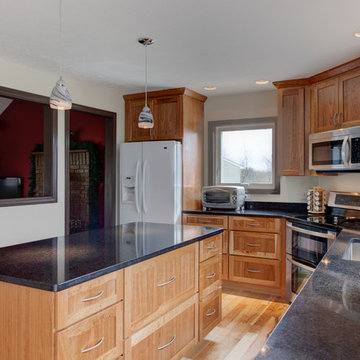 Medallion Cabinets, Shaker Style Door, Cherry Wood