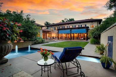 Tuscan exterior home photo in Denver