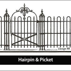 Hairpin and Picket - Home Fencing And Gates