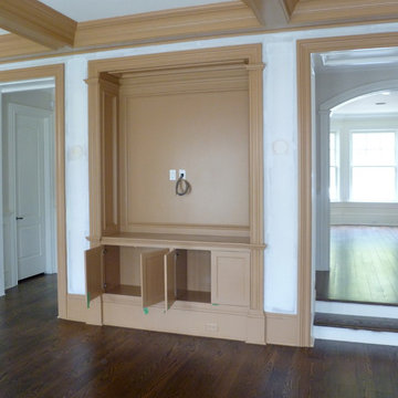 Faux Walnut on Woodwork and Cabinets