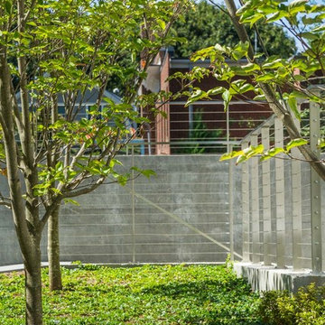 Landscape Design with Stainless Steel Cable Railings, Cambridge MA