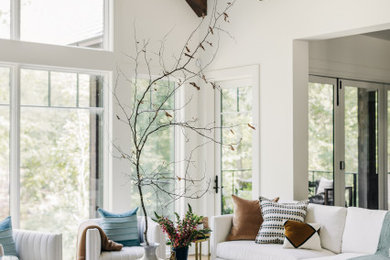 Inspiration for a large living room remodel in Atlanta