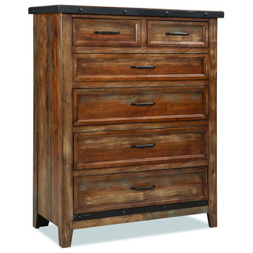 Intercon Furniture Taos Drawer Chest in Canyon Brown