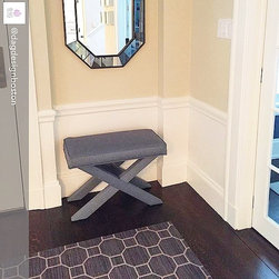Custom X Benches - Upholstered Benches