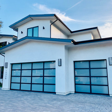 Flat face - Modern rain gutters Tarzana