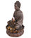 Alpine Meditating Buddha Fountain With LED Light, 33" Tall