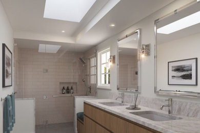 Inspiration for a transitional bathroom remodel in San Francisco