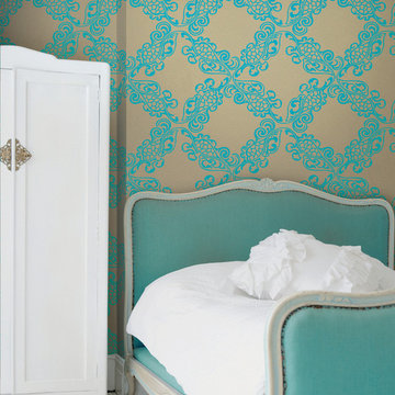 Ornamenta Flock Wallpaper available at NewWall