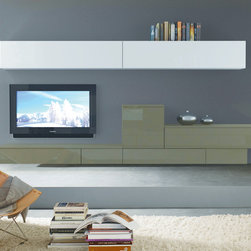 Modern Wall Unit 3D 06 by Artigian Mobili Italy - $3,975.00 - Entertainment Centers And Tv Stands