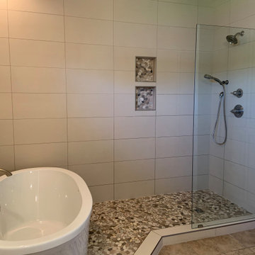 Modern Open Tub/Shower Remodel