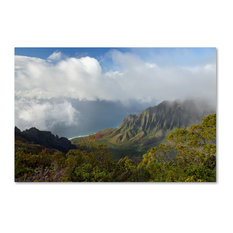 Mike Jones Photo 'Kauai Kalalou Canyon' Canvas Art, 22x32